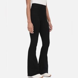 FRAME Women’s Black Y2K Pull On Denim Flare Jeans Size 2 Jet Set Grunge Boho